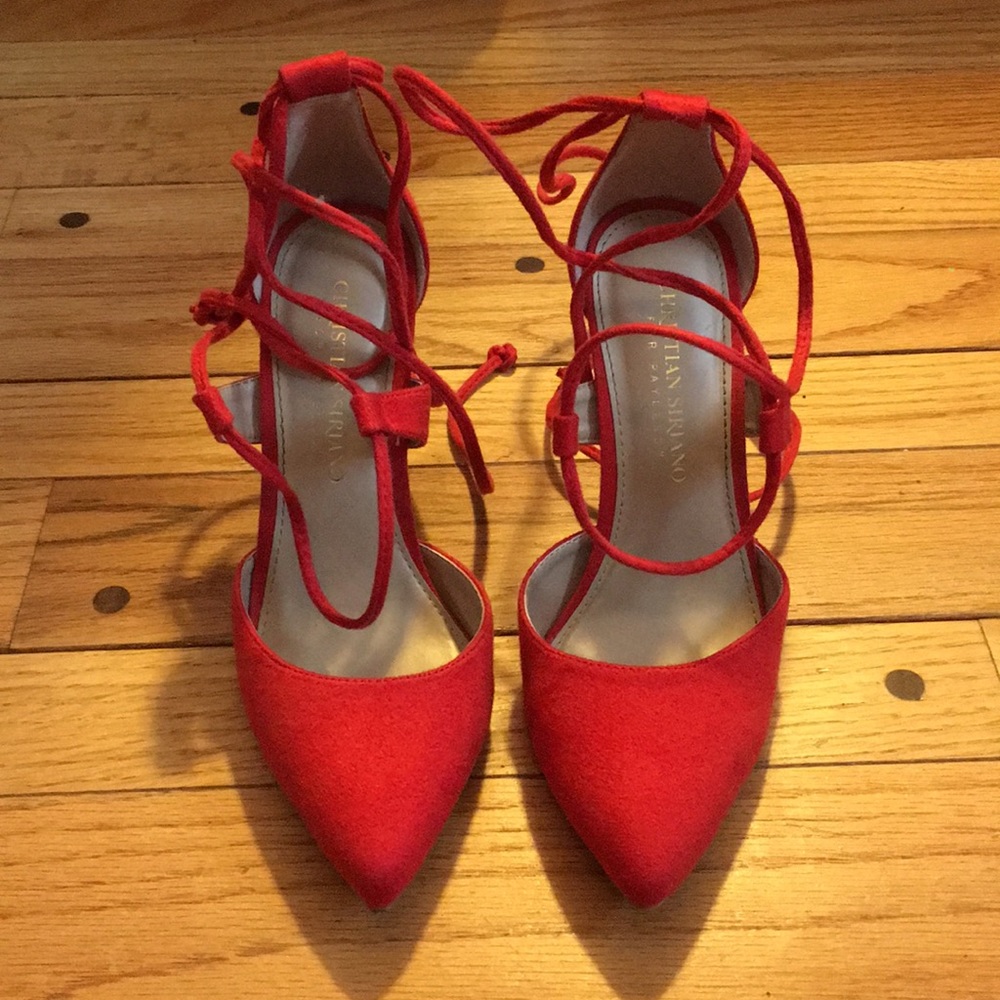 Red Tied Heels